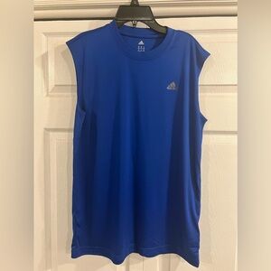 Bright blue adidas Climalite Activewear for men in Excellent pre owned condition